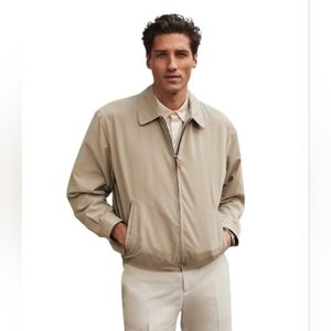 London Fog NWT Harrington Microfiber Golf Jacket Cement Size 3X